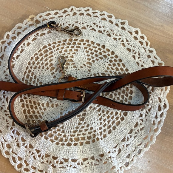 Dooney & Bourke Tan Monogram Domed Logo Satchel - Picture 7 of 7